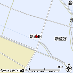 宮城県大崎市古川荒谷新荒田周辺の地図