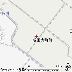 宮城県大崎市古川清水成田大町前周辺の地図