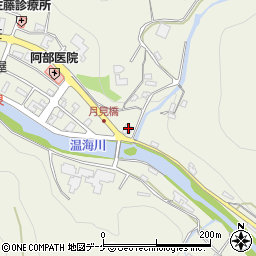 山形県鶴岡市湯温海甲55周辺の地図