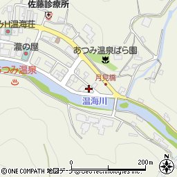 山形県鶴岡市湯温海甲98周辺の地図