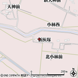 宮城県大崎市古川小林（新灰塚）周辺の地図