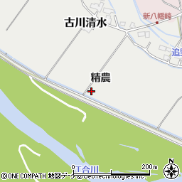 宮城県大崎市古川清水精農周辺の地図