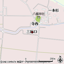 宮城県大崎市古川小林（三反口）周辺の地図
