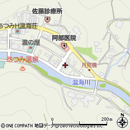 山形県鶴岡市湯温海甲102周辺の地図