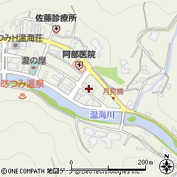 山形県鶴岡市湯温海甲87周辺の地図