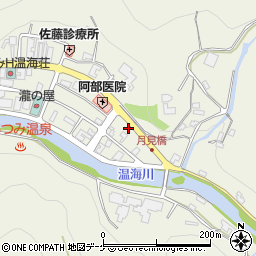 山形県鶴岡市湯温海甲80周辺の地図