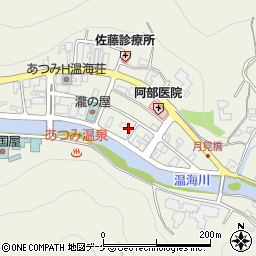 山形県鶴岡市湯温海甲160周辺の地図