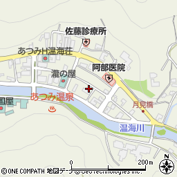 山形県鶴岡市湯温海甲158周辺の地図