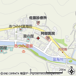 山形県鶴岡市湯温海甲154周辺の地図