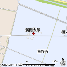 宮城県大崎市古川荒谷新関太郎周辺の地図