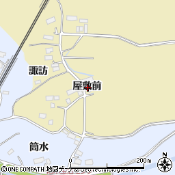 宮城県大崎市田尻諏訪峠屋敷前周辺の地図