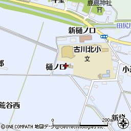 長岡周辺の地図