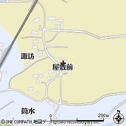 宮城県大崎市田尻諏訪峠屋敷前28周辺の地図