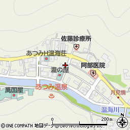 山形県鶴岡市湯温海甲182周辺の地図