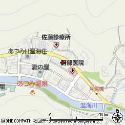 温海温泉郵便局周辺の地図