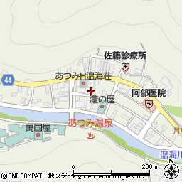 山形県鶴岡市湯温海甲186周辺の地図