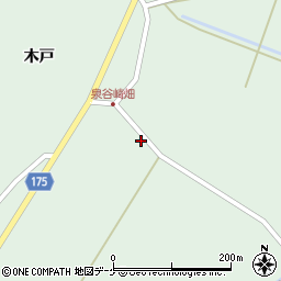 宮城県大崎市田尻沼部泉谷崎畑8周辺の地図