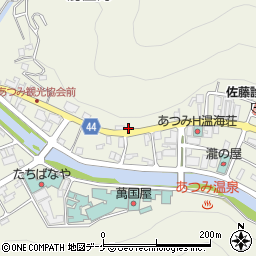 山形県鶴岡市湯温海甲243周辺の地図