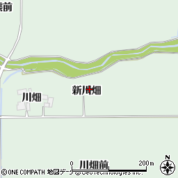 宮城県大崎市古川川熊新川畑周辺の地図