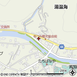 山形県鶴岡市湯温海甲320周辺の地図