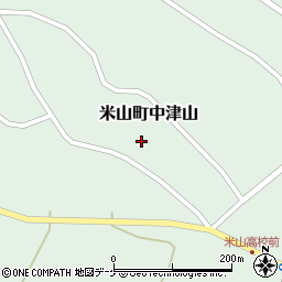 宮城県登米市米山町中津山（山崎）周辺の地図