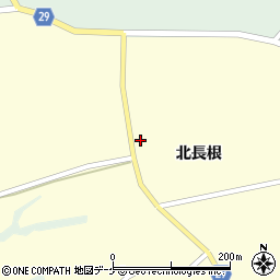 宮城県大崎市田尻大貫（北長根）周辺の地図