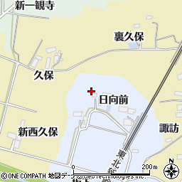宮城県大崎市田尻沼木日向前44-1周辺の地図