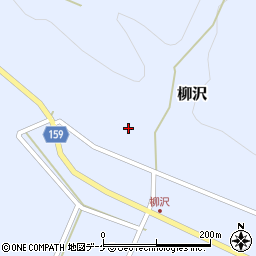 宮城県加美郡加美町柳沢寺沢周辺の地図