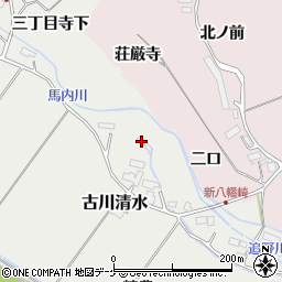 宮城県大崎市古川清水三丁目道場15周辺の地図