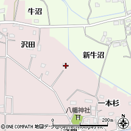 宮城県大崎市古川小林沢田4周辺の地図