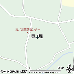 宮城県大崎市田尻沼部貝ノ堀周辺の地図