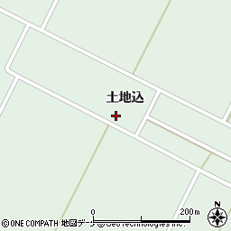 宮城県登米市米山町中津山土地込182周辺の地図