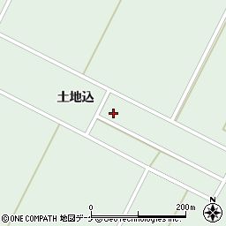 宮城県登米市米山町中津山土地込119周辺の地図