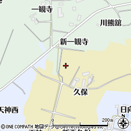 宮城県大崎市田尻諏訪峠新久保周辺の地図