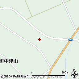 宮城県登米市米山町中津山柳渕周辺の地図