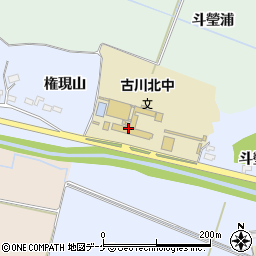 大崎市立古川北中学校周辺の地図