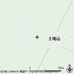 宮城県登米市米山町中津山土地込216周辺の地図