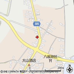 亀井田郵便局 ＡＴＭ周辺の地図