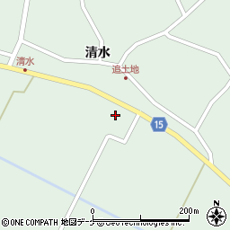 宮城県登米市米山町中津山平潟272周辺の地図