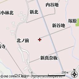 宮城県大崎市古川小林（新真奈板）周辺の地図