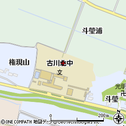 宮城県大崎市古川小野新斗瑩周辺の地図