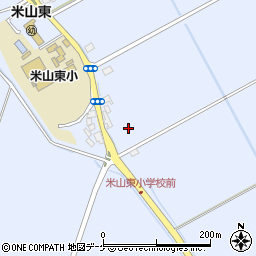 宮城県登米市米山町桜岡下待井周辺の地図