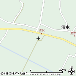 宮城県登米市米山町中津山平潟407周辺の地図