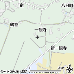 宮城県大崎市古川小野一観寺周辺の地図