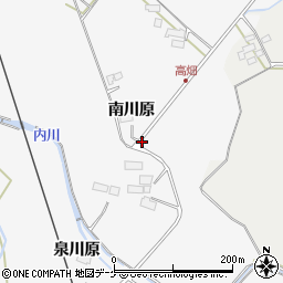 宮城県大崎市岩出山下野目新南川原周辺の地図