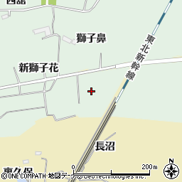 宮城県大崎市古川小野新須賀周辺の地図