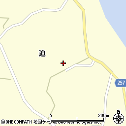 宮城県登米市豊里町迫111周辺の地図