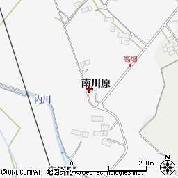 宮城県大崎市岩出山下野目南川原周辺の地図