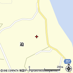 宮城県登米市豊里町迫110周辺の地図