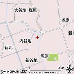 宮城県大崎市古川小林新谷地周辺の地図